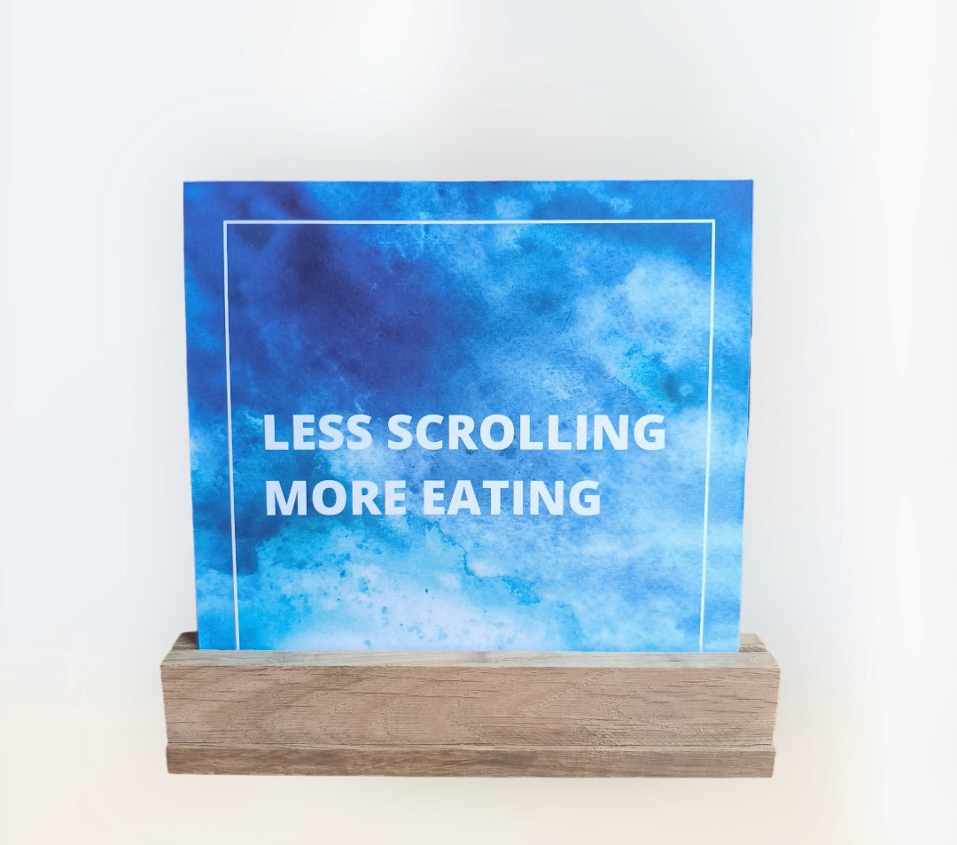 Karte "more eating"