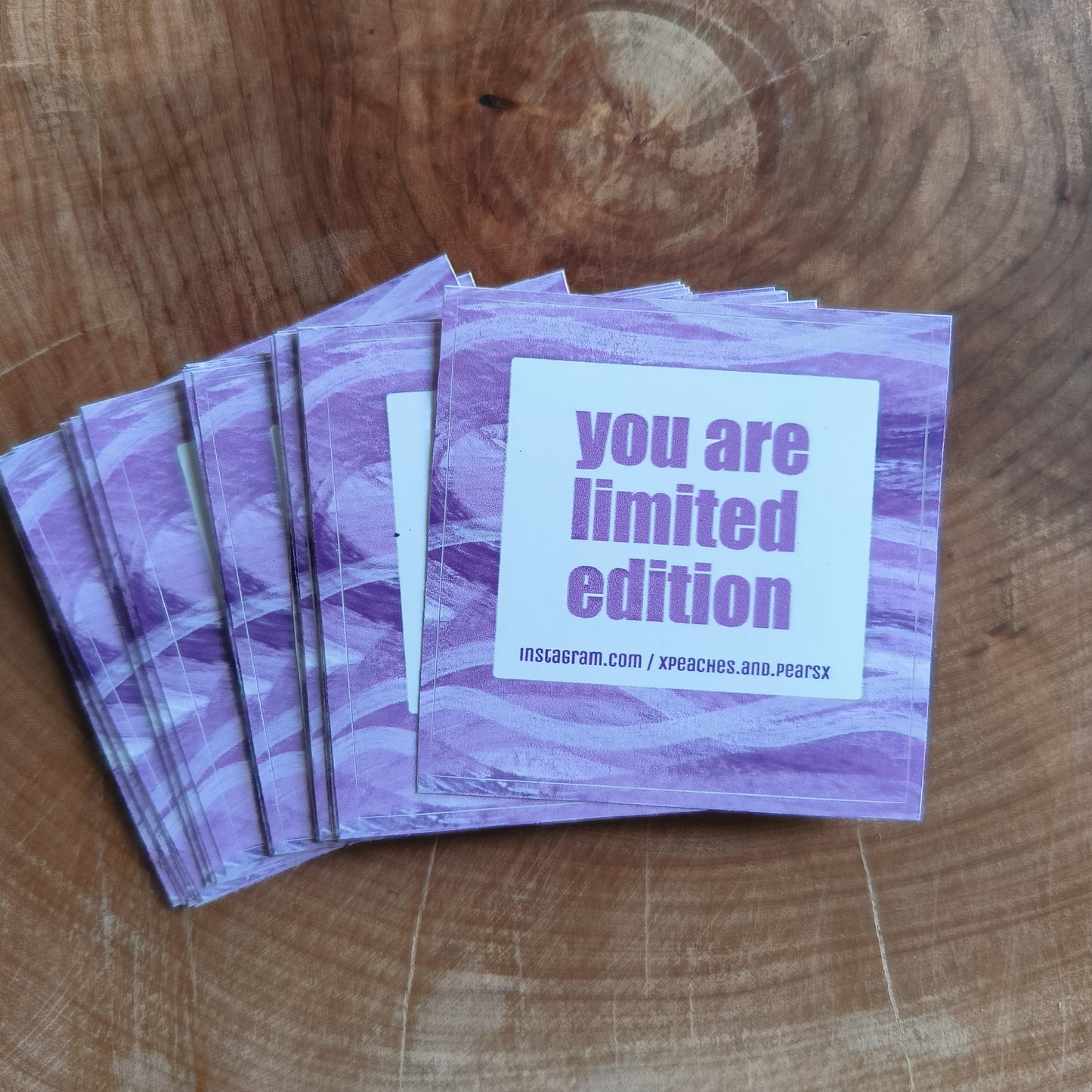 Sticker "you are limited edition"