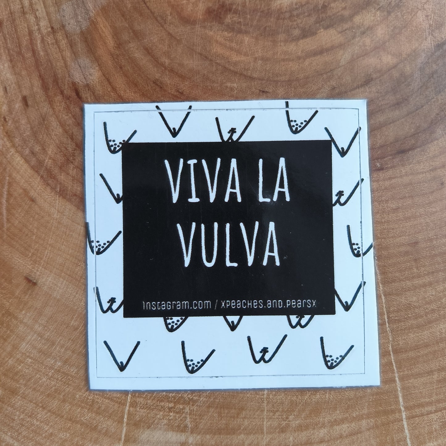Sticker "viva la vulva"